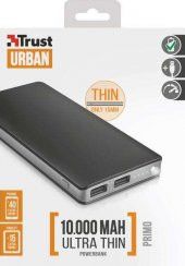 Trust 21149 Urban Primo 10000 mah Powerbank Siyah - Taşınabilir Şarj Cihazı - 2