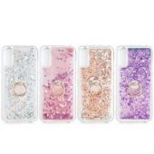 Samsung Galaxy A70 Kılıf Sulu Simli Akışkan Silikon thumbnail 3