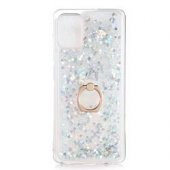 Samsung Galaxy A51 Kılıf Sulu Simli Akışkan Silikon thumbnail 6