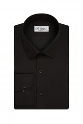 Slim Fit Armür Desenli Erkek Gömlek - 1