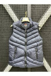 MODAY VİP MODEL HAKİ SPOR DOLUM ŞİŞME YELEK V DİKİŞ FERMUARLI - 3