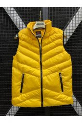 MODAY VİP MODEL HAKİ SPOR DOLUM ŞİŞME YELEK V DİKİŞ FERMUARLI - 4