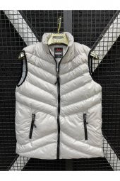 MODAY VİP MODEL HAKİ SPOR DOLUM ŞİŞME YELEK V DİKİŞ FERMUARLI - 6