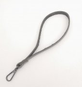 Angel Çanta Aksesuar Gerçek Deri Gri Renk Elcik Füme Metalli - 2