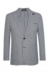Slim Fit Desenli Erkek Ceket - 1