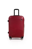 Polo&Sky Elmas Model Vişne Renk Orta Boy Valiz Bavul - 3