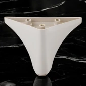 Yonca Mobilya Kanepe Sehpa Tv Ünitesi Koltuk Ayağı 10 Cm Krem Baza Ayakları thumbnail 2