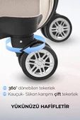 Polo&Sky Elmas Model Gold Renk 2'li Valiz Seti (Kabin+Orta) - 7