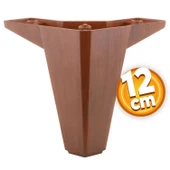 Sedir Lüks Mobilya Kanepe Koltuk Baza Tv Ünitesi Yükseltici Ayağı Ayakları 12 Cm Ahşap Desenli Ayak - 1