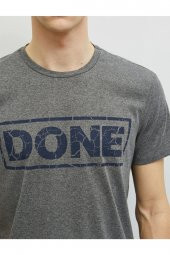 Erkek T-Shirt Kısa Kollu Bisiklet Yaka Pamuklu thumbnail 5