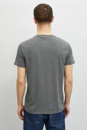 Erkek T-Shirt Kısa Kollu Bisiklet Yaka Pamuklu thumbnail 8