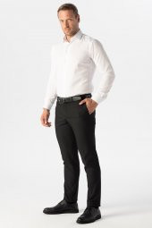Slim Kalıp Armürlü Pantolon - 2