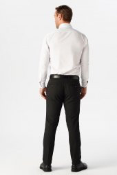 Slim Kalıp Armürlü Pantolon - 4