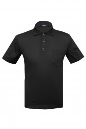 Bol Kesim Jakarlı 179 Desen Polo Yaka Bej Tshirt - 3