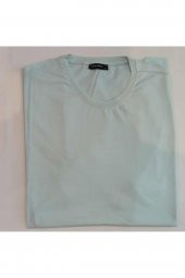 BLUES MODA Unisex Bisiklet Yaka Kısa Kollu Basic Pamuklu T-Shirt thumbnail 1