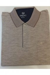 SİMENTİ POLO YAKA BATTAL BEDEN  RAHAT KALIP PAMUKLU T-SHIRT thumbnail 1