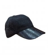 Kışlık Kaşe Şapka Kulaklı Siyah Model Standart - 1