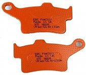 Ebc Fa631V 2013-2017 Can-am Spyder RT Uyumlu Arka Fren Balatası Yarı Sinterli Balata thumbnail 3