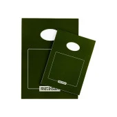 Meteksan A5 Karton Kapaklı Klasik Bloknot 50 Yaprak Çizgisiz Yeşil - 4