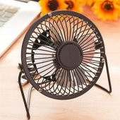 Soğutucu Serinletici Pervaneli Masaüstü Küçük Ayaklı Vantilatör Klima Usb Fan Metal Fan - 3