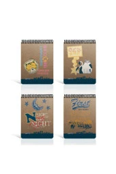 Gıpta Bloknot Craft Spiralli Sert Kapak Kareli 100 Yaprak A4 Bloknot - 1