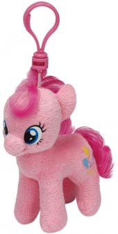 TY My Little Pony Pinkie Pie Peluş Anahtarlık - 1