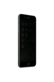 Apple iPhone 8 Plus Gizli Kırılmaz cam Privacy Tam Kaplayan Siyah - 2