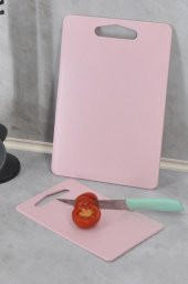 Kesme Tahtası Plastik 2li Pembe thumbnail 1