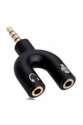 gaman 3.5mm Kulaklık Çevirici İki Girişli Kulaklığı Tek Girişli Yapar Pc Laptop Uyumlu - 1