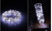 gaman Nwn 2 Metre 20 Ledli Dekoratif Beyaz Peri Led Şişe - Kavanoz - Oda - Yılbaşı Ağacı Süsü Pilli - 2