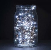 gaman Nwn 2 Metre 20 Ledli Dekoratif Beyaz Peri Led Şişe - Kavanoz - Oda - Yılbaşı Ağacı Süsü Pilli - 5
