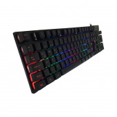 Stalker warrior K9 RGB Rainbow Ledli Gaming Oyuncu Klavyesi Mekanik Hisli Metal Taban - 3