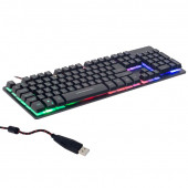 Stalker warrior K9 RGB Rainbow Ledli Gaming Oyuncu Klavyesi Mekanik Hisli Metal Taban - 4
