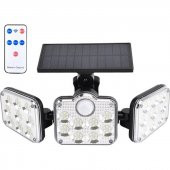 gaman 138 Led Güneş Enerjili 3 Mod Sensörlü Kablosuz Solar Lamba Harekete Duyarlı - 1