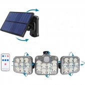 gaman 138 Led Güneş Enerjili 3 Mod Sensörlü Kablosuz Solar Lamba Harekete Duyarlı - 3