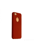 Apple iPhone 5S Premium Silikon Kılıf Bordo - 1