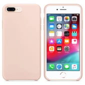 Apple iPhone 7 Plus Altı Açık Liquit Lansman Silikon Toz Pembe - 1