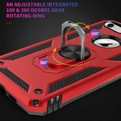 Xiaomi Redmi Note 8 Pro Yüzüklü Tank Kılıf Bordo - 2