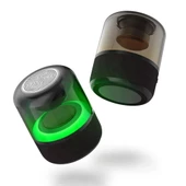JapanEx Z5 Kablosuz Bluetooth Hoparlör Led Işıklı - Siyah - 1
