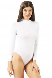 LADON VİSKON PENYE LİKRALI DİK YAKA KANCALI BODY 307 - 1