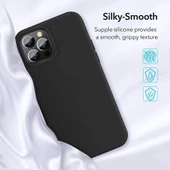 Xiaomi Redmi Note 8 Pro İçi Kadife Silikon Kılıf Lacivert - 4