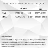 Fiat Fiorino - Opel Corsa D için Pedal Lastiği - 2