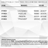 Ford Focus, Mondeo,Fiesta,Transit için Pedal Lastiği - 5