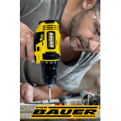 Bauer Alman 27 Parça Uç Hediyeli 58 V 8 Ah Darbeli Metal Şanzuman Çift Akülü Şarjlı Vidalama Matkap - 3