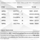 Opel Astra F,Corsa C, Calibra A,Vectra A için Pedal Lastiği - 5