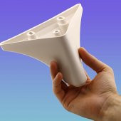 Lüks Mobilya Kanepe Sehpa TV Ünitesi Koltuk Ayağı 10 cm Krem Baza Ayak thumbnail 6