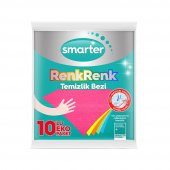 SMARTER RENKRENK TEMİZLİK BEZİ 10 LU - 1