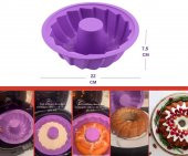 SİLİCOLİFE Airfryer Silikon Kek Kalıbı 22 CM - Hava Fritözleriyle Uyumlu – SL14 - 1