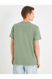 Slim Fit Basic Tişört thumbnail 4