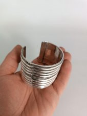 Eskitme Görünümlü Metal Kadın Bilezik 004 - 5